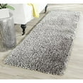 thumbnail image 2 of Safavieh Popcorn Shag Silver Shag Rug - Runner 2'3" x 7', 2 of 5