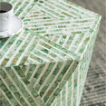 thumbnail image 6 of GZXS Hexagon Side Table, 19" Accent End Table, Decorative Accent Table for Living Room, Green, 6 of 6