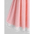 thumbnail image 4 of Botón de encaje más grande Camiseta de hombro frío Rosegal Camisetas tallas grandes, 4 of 5