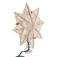 thumbnail image 1 of Adorno para árbol de Navidad estrella Capiz 8 puntas Kurt S. Adler dorado, 1 of 7