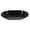 Black, variant on YAHHU Food Grade PP Plastic Coffee Bean Display Dish Sample Tray Storage Container, White (8.8 inches / 22.3 cm)