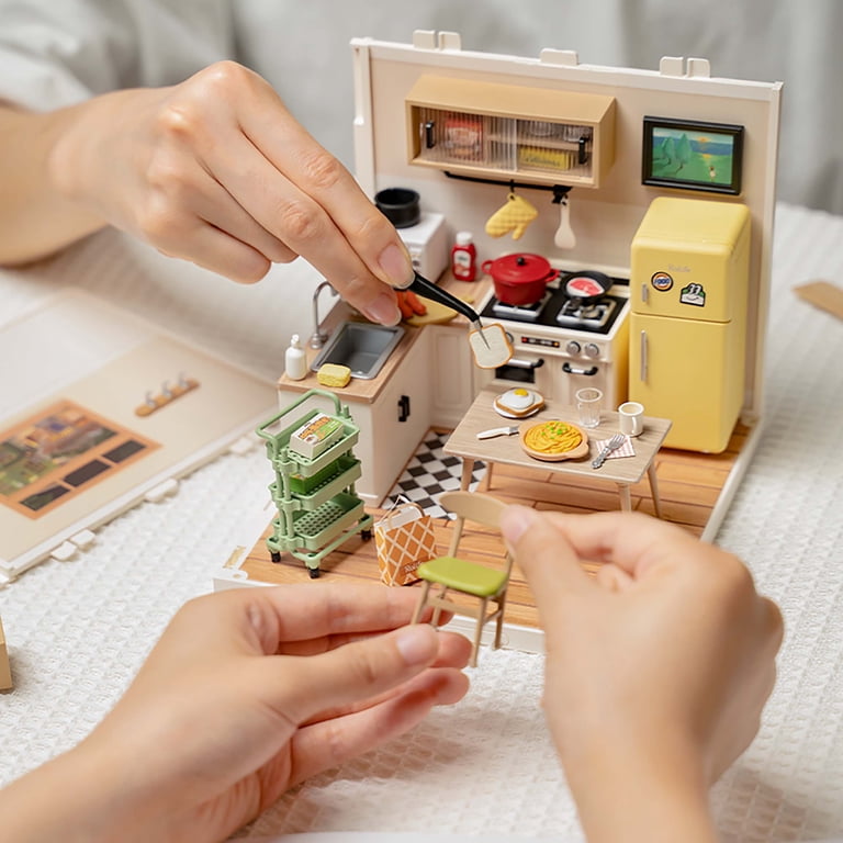 Rolife Kit de maison miniature à faire soi-même - Pour adultes - Pour construire une maison de poupée miniature - Décoration d'intérieur - Cadeau d'anniversaire Rolife Kit de maison miniature à faire soi-même - Pour adultes - Pour construire une maison de poupée miniature - Décoration d'intérieur - Cadeau d'anniversaire