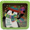 thumbnail image 4 of ALEF Christmas/Holiday Set of 3 Decorative Nesting Tins featuring Santa, Reindeer, & Penguin, 4 of 5