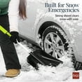thumbnail image 3 of Best Choice Products 39" Extendable 4 in 1 Snow Brush with Shovel, Squeegee & Ice Scraper - Lime, 3 of 9