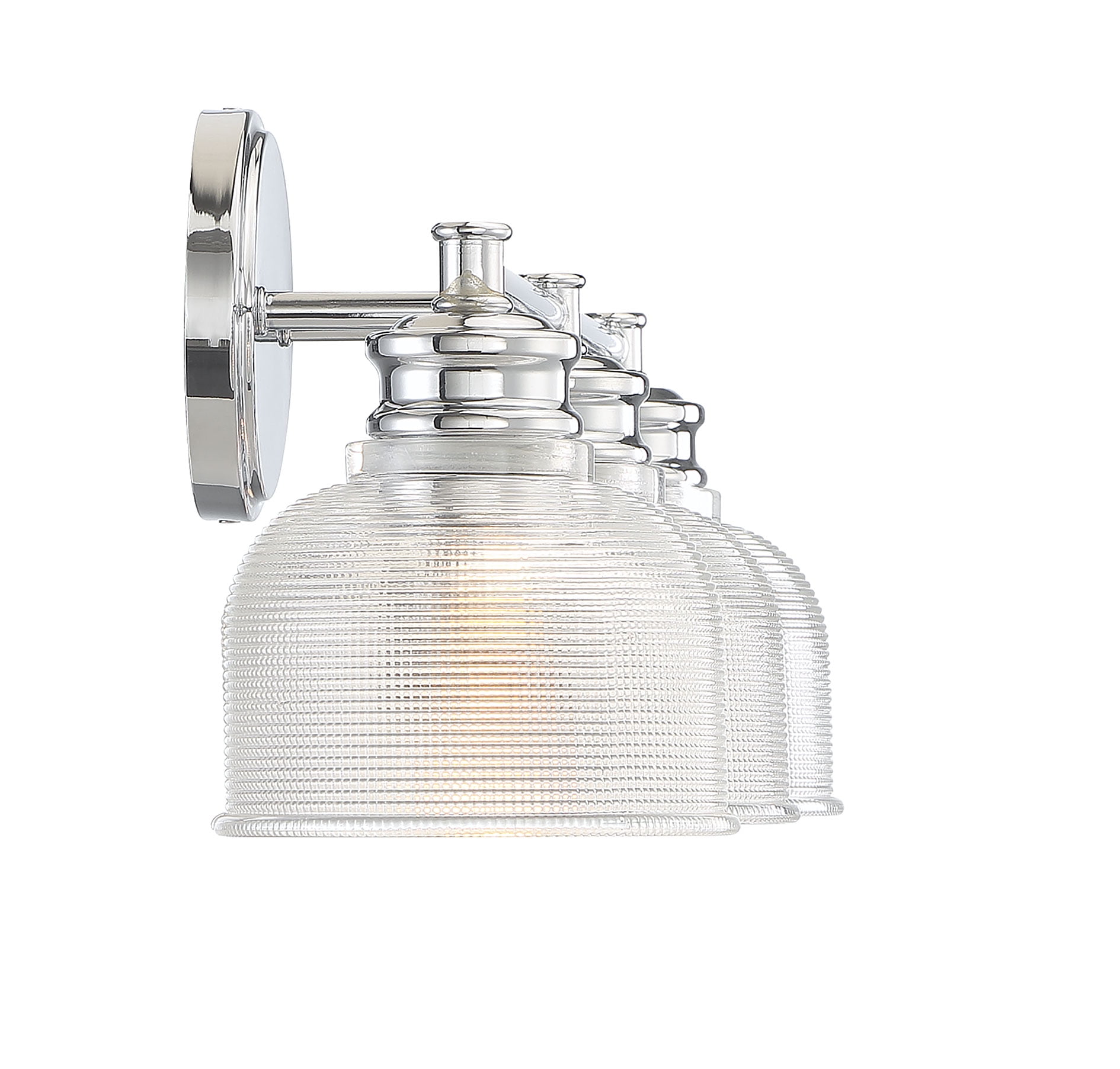 Trade Winds Lighting 3-Light Bathroom Vanity Light In Chrome