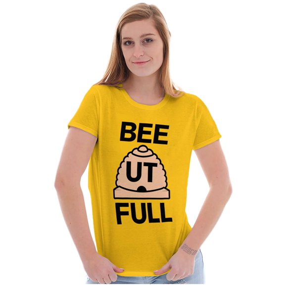 Beehive State Beutahful UT Arch Women's T Shirt Ladies Tee Brisco Brands S