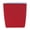 Red, variant on Medium-Sized Square Plastic Planter With Faux Rattan Texture And Self-Watering Pot For Indoor Plants 4.9x4.6x9.5 Inch Brown 1 Pack