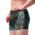 thumbnail image 2 of Pofeuu Artistic Light Dot Wolf、 Print Men’s Boxer Briefs, Moisture-Wicking Underwear, Regular,Trunk-Large, 2 of 5