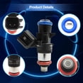 thumbnail image 4 of HiSport Fuel Injector 0280158233 5184085AC 1PCS Compatible with Chrysler Dodge Ram Jeep Bosch 3.6L, 4 of 8