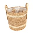thumbnail image 2 of S SERENABLE Flower Pot Cover Office Decorative Wrap Woven Planter Basket Plant Container 28cmx28cm, 2 of 9