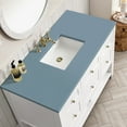 thumbnail image 6 of James Martin Vanities 48" Single Vanity, Light Natural Oak w/ 3 CM Cala Blue Top, 6 of 7