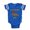 Royal Blue, variant on CafePress - Dachshund Dad - Cute Infant Baby Football Bodysuit