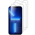 thumbnail image 2 of UrusTech 3-Pack iPhone 14 Glass Screen Protector Cover, Real Tempered Glass, 100% Clear, Shatterproof, Rounder Edges, In Hard Retail Box [ for iPhone 14 ], 2 of 5