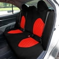 thumbnail image 5 of For 2018-2022 Toyota Camry FH Group Neoprene Custom Fit Waterproof Car Seat Covers - Full Set Red, 5 of 5