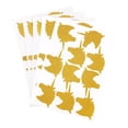 thumbnail image 3 of 50 pegatinas autoadhesivas de pared para decoración de fiestas, color dorado. Unicornio de oro, 3 of 7