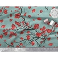 thumbnail image 2 of Soimoi Poly Georgette Fabric Branch & Leaves Artistic Print Sewing Fabric Yard 42 Inch Wide, 2 of 3