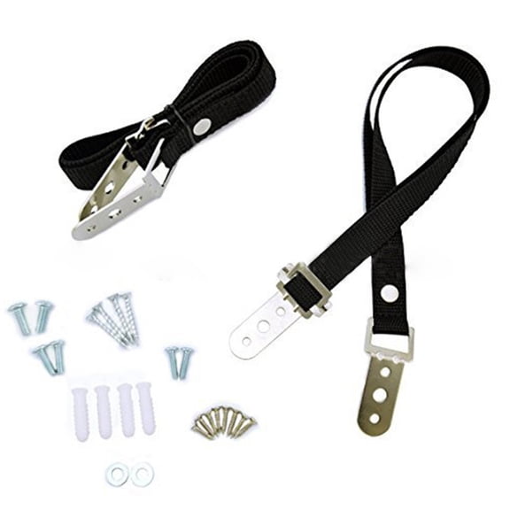 Child Safety Furniture Straps 2Pcs Heavy Dutys AntiTip TV Cabinet Secure Straps