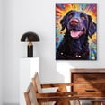 thumbnail image 4 of Curly Coated Retriever Dog Art Print Poster, Wall art Painting Decor, Starry Night Van Gogh Art Home Decor Artwork For Bedroom Living Room Bathroom Decor, 4 of 5