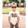 thumbnail image 4 of 6th Year Down Football Shirt for 6 Year Old Sports Theme Sixth Birthday Party Tee Natural Shirt 5-6, 4 of 6