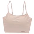 thumbnail image 5 of Marilyn Monroe Intimates Women's Long Line Laser-Cut Seamless Bralette 2 Pack - Clay Pinks - Small, 5 of 8