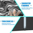 thumbnail image 2 of Desk Mat, Abstract Black White Ink Liquid Waves Extended Gaming Mouse Pad Large, 35.4"x15.7" Big Mouse Pad with Non-Slip Base and Stitched Edge, Long Computer Keyboard Mouse Mat for Home Office Work, 2 of 7