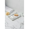 Better Homes & Gardens Rectangular Metal & Glass Vanity Tray, Clear