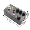 MOSKY BIG FUZZ Electric Guitar Distortion Fuzz Booster Effect Pedal 4 Mode Knob