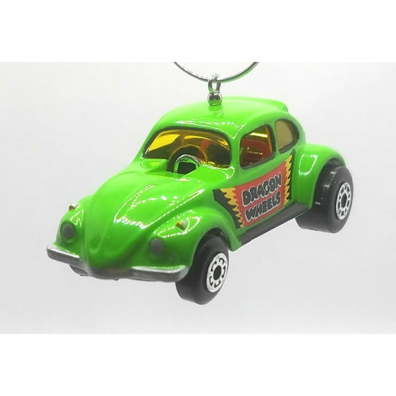 Christmas Ornament for Volkswagen Beetle Streaker Green