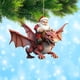 thumbnail image 3 of Christmas Decorations Santa Claus With Blue Ornaments For Christmas Tree Hanging Cute Acrylic Christmas Pendants Dinosaur Party Year Supplies, 3 of 4
