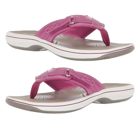 

Hesroicy Comfortable Flip Flop Slippers for Ladies - Soft Sole Non-Slip and Good to the Touch with Open-Toe Design