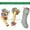 Gray, variant on HCBY Large Knitted Christmas Stockings, Non-Woven Fabric for Wall Decor, Fireplace Mantel, Holds Candy, Cards & Small Gifts(Gray,8.66x18.11x5.51in)
