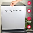thumbnail image 1 of Frigidaire 1.6 Cu. ft. Compact Retro Refrigerator with Freezer Compartment, Platinum Mini Fridge with Chrome Trim for Bedroom, Dorm, Office, Apartment, 1 of 9