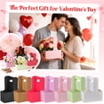 thumbnail image 6 of 10 Pack 2 Cup Drink Carrier with Handle Kraft Paperboard Cup Holder Portable for Valentine Mother's Day Teachers' Day for Hot Cold Drinks Coffee Caddy with Heart Card Rope, 6 of 7