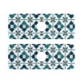 thumbnail image 7 of Yayeee Faucet Mat for Kitchen Sink 14.7" Diatomite Long Splash Guard Pad, Blue Mosaic Pattern, 2 Pack, 7 of 7