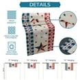 thumbnail image 7 of Hokiten Table Runners 70 Inches Long Dress Scarves, 4th of July Country Star Farmhouse Coffee/Dining/Kitchen Table Decor, Holiday Table Runner, Independence Day Patriotic Red Blue Plaid 13x70 Inch, 7 of 7