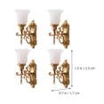thumbnail image 3 of MasteelfCA 4pcs Miniature Sand Table Wall Lamp Models Landscape Ornament Sandtable Decor, 3 of 8