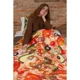 thumbnail image 4 of Manta de franela suave con forma de pizza realista, divertida y creativa, para cama, manta de comida, colcha, manta novedosa, regalo para niños y adultos, 4 of 5