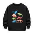 thumbnail image 2 of Bnwani Toddler Sweatshirt Boys Crew Neck Long Sleeve Winter Warm Sweatshirt Printed Pullover, 2 of 8