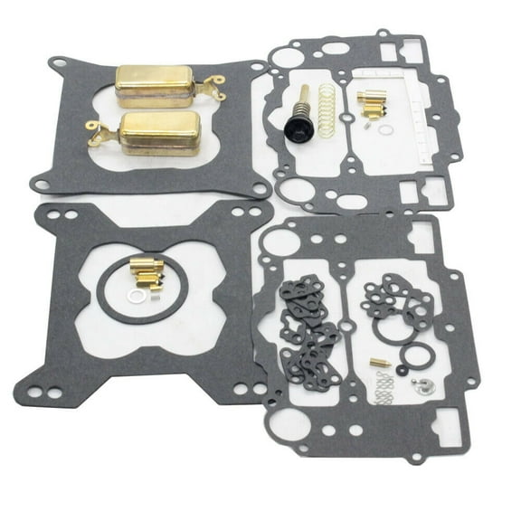 iFJF Carburetor Rebuild Kit for Edelbrock 1405 1406 1407 1408 1409 1410 1411 with Bowl Cover Gasket and Two Brass Floats