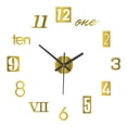 thumbnail image 2 of NOVELAR Modern Wall Sticker Clock, 15.7 inch, Adjustable 8-20 inch, Battery-Powered Silent Movement, Decorative Timepiece for Home or Office, 2 of 7