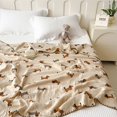thumbnail image 7 of Cotton Blanket Cartoon Style Dachshund Blanket for Bed Sofa Throw Blankets Double-layer Gauze Blankets, 7 of 7