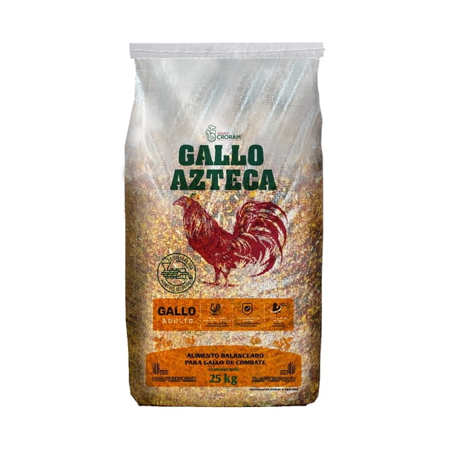 Alimento Gallo Azteca 25 Kg