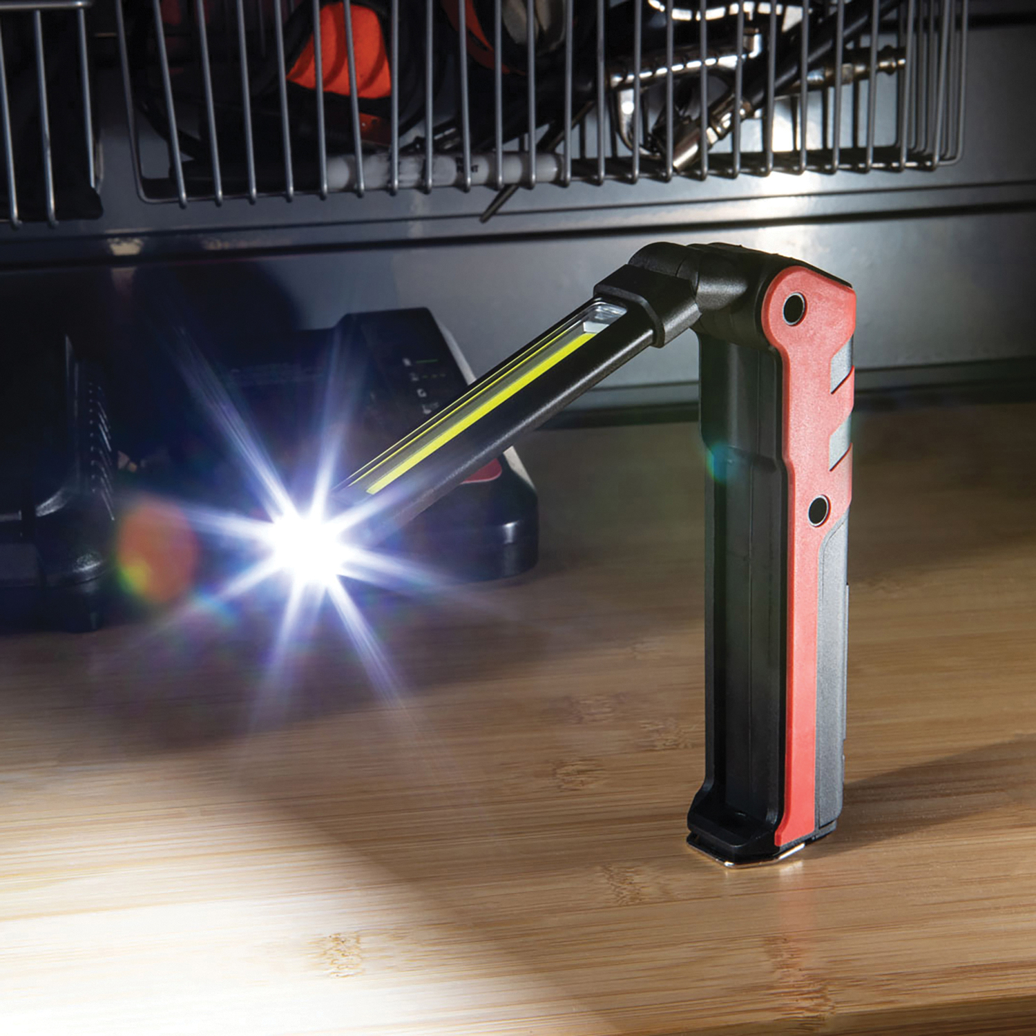 Dorcy LED 450 Lumens Flex COB Rechargeable Work Light & LED Tip Inspection Flashlight, 41-4343