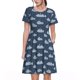thumbnail image 1 of Disketp Submarine With Periscope para Vestido de Manga Corta para Mujeres, Vestidos de Verano para Mujeres, Casual y Holgado para la Playa, 1 of 6
