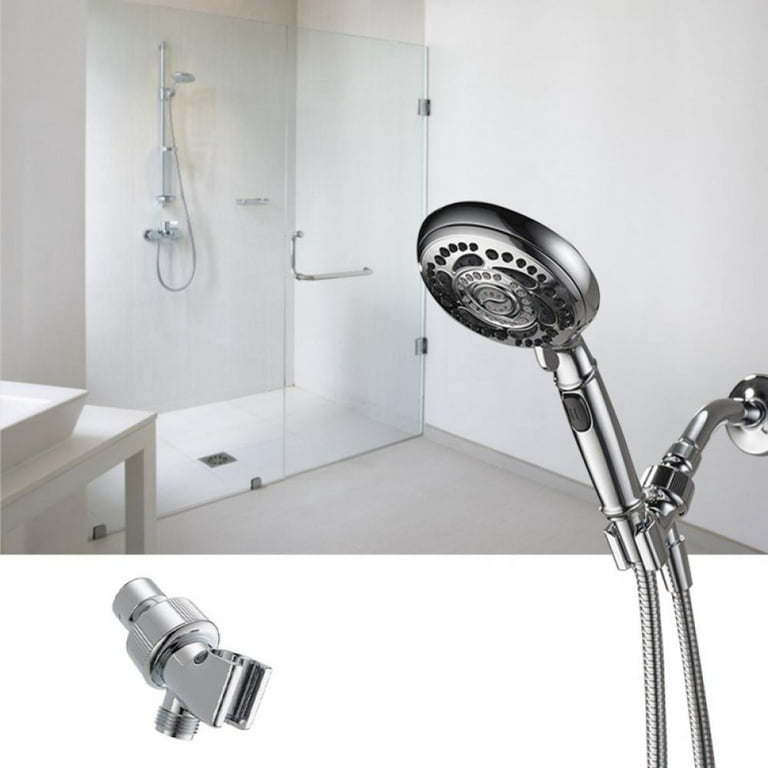 ALL METAL Handheld Shower Head Holder - OIL RUBBED BRONZE - Adjustable  Shower Wand Holder with Universal Wall Hook Bracket and Brass Pivot Ball -  Hand