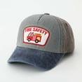 thumbnail image 2 of Infant Hat Adjustable Fire Truck Color Splicing Baseball Cap For Kids Outdoor Play Baby Bonnet, 2 of 3