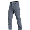 thumbnail image 4 of adaychics Hiking Cargo Pants Men Multi-Pockets Outdoor Quick Dry Casual Spring Fall Long Work Pants for Travel, 4 of 8