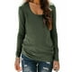thumbnail image 3 of RKSTN Long Sleeve Shirts for Women Oversized Crewneck Slim Base Layer T Shirt Top Womens Casual Solid Plus Size Round Neck Loose Fits Comfy Cozy Basic Tee Shirt Fall Spring Clothes, 3 of 10