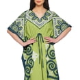 thumbnail image 4 of Moomaya Womens Long Beach Kaftan Beachwear Bikini Coverup Dress Kaftan Plus Size, 4 of 6