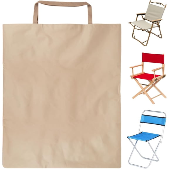615*1000mm Camping Chair Bag Khaki Folding Chair Storage Bag Camp Chairs Replacement Bag Outdoor Protective Carrying Chair Bag Oxford Fabric Bag for Travel Lounge Chair Zero Gravity Chairs for DIY